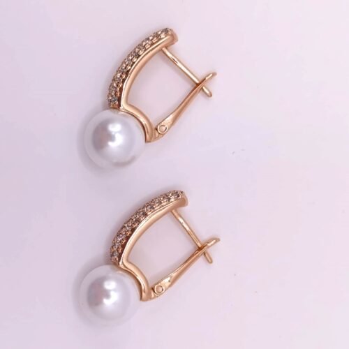 XUPING Επιχρυσωμένα Σκουλαρίκια Μοδέλο 3