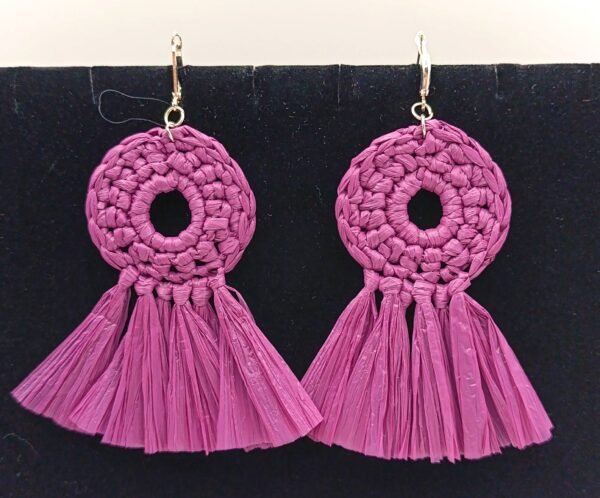 χειροποίητα σκουλαρίκια raffia 07