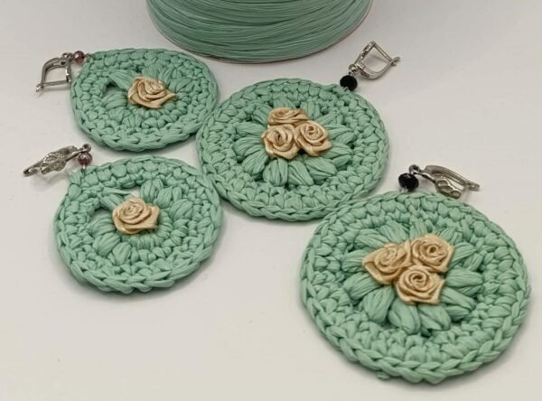 χειροποίητα σκουλαρίκια raffia 08